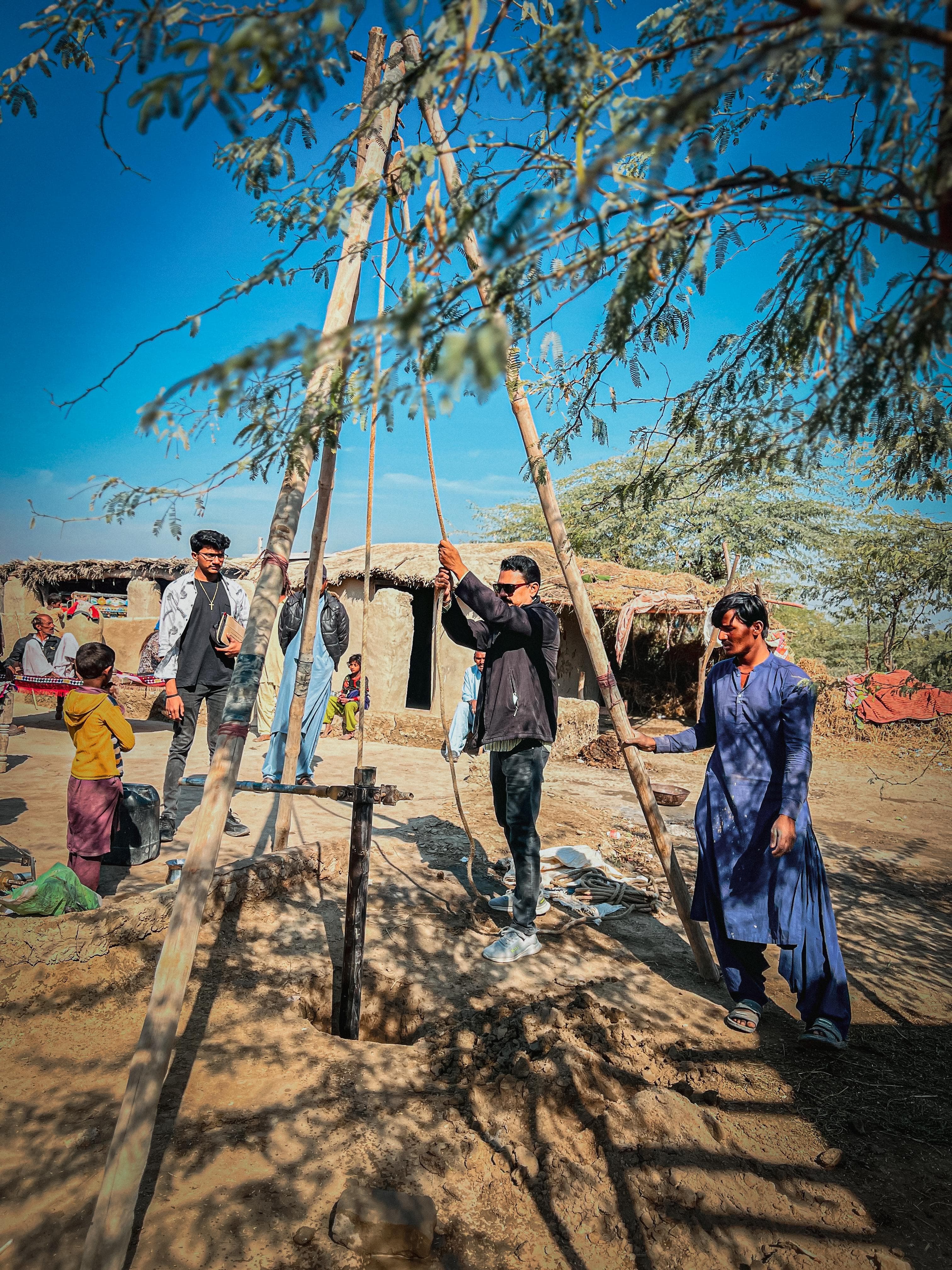 Bringing Clean Water & the Living Water