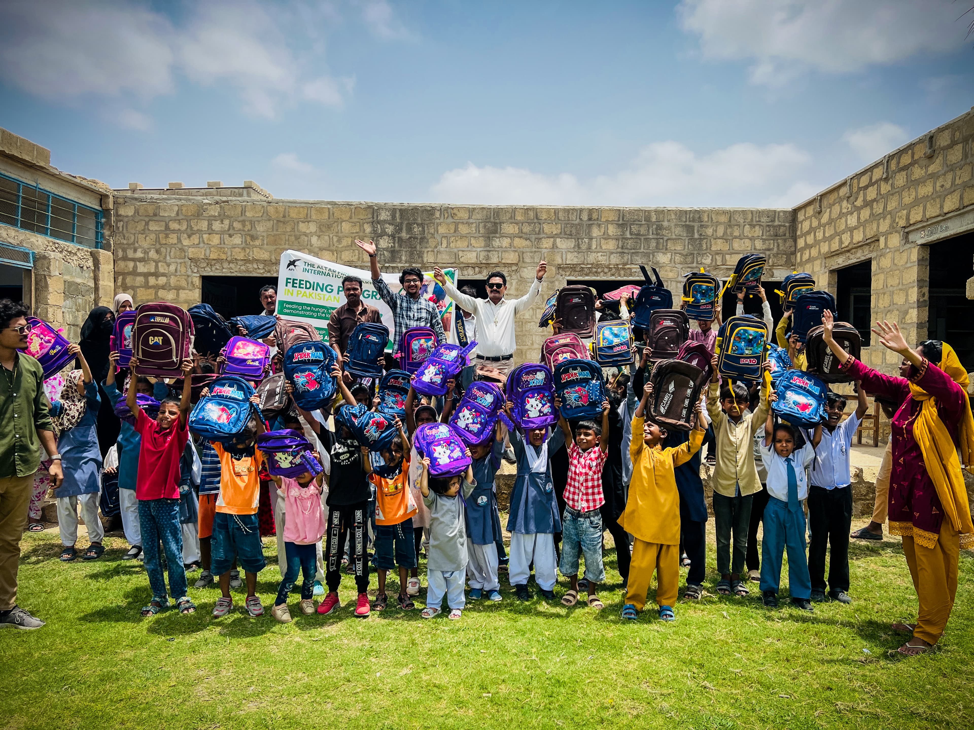School Bag Distribution – Encouraging Children Through Education