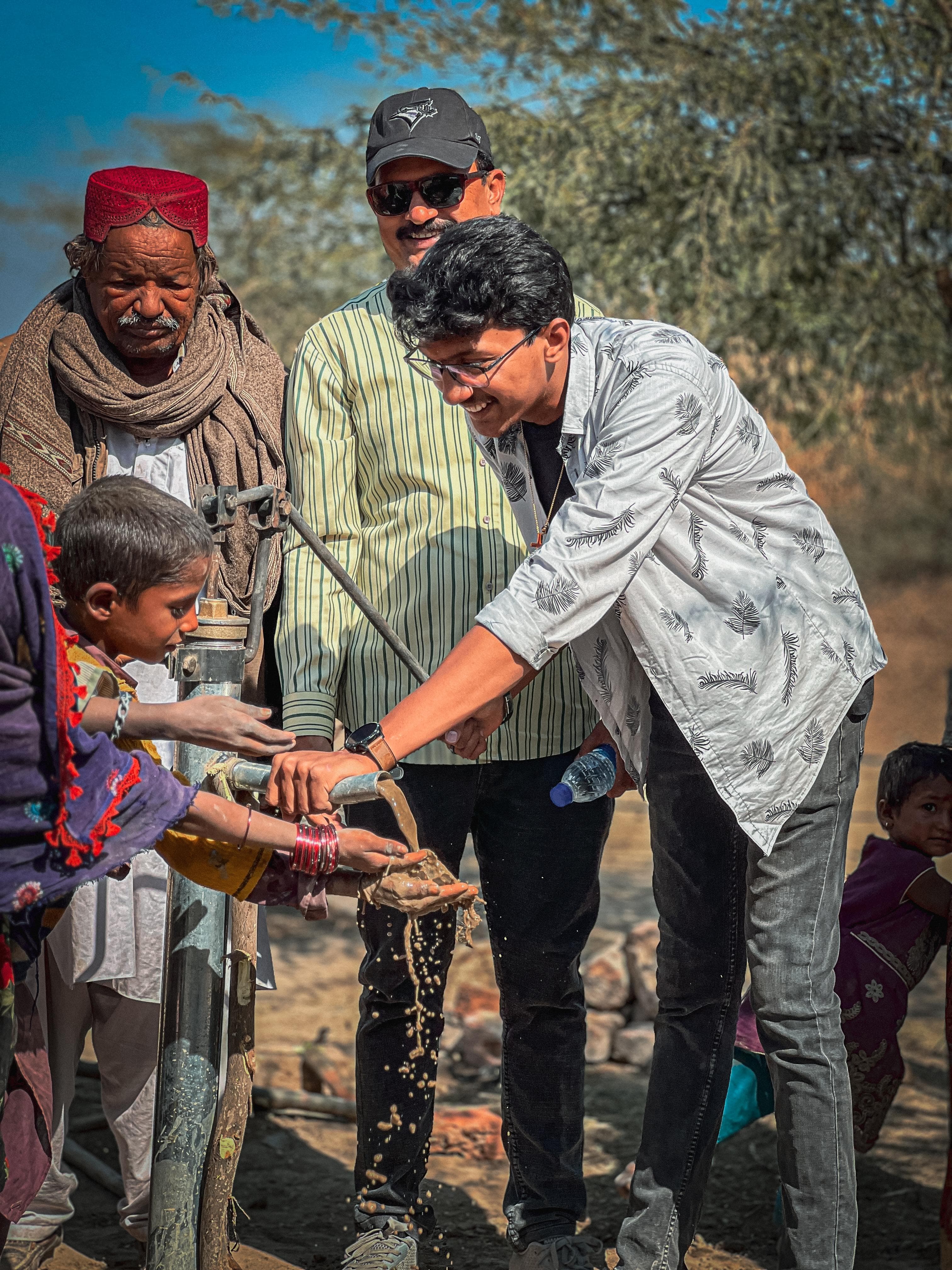 Bringing Clean Water & the Living Water