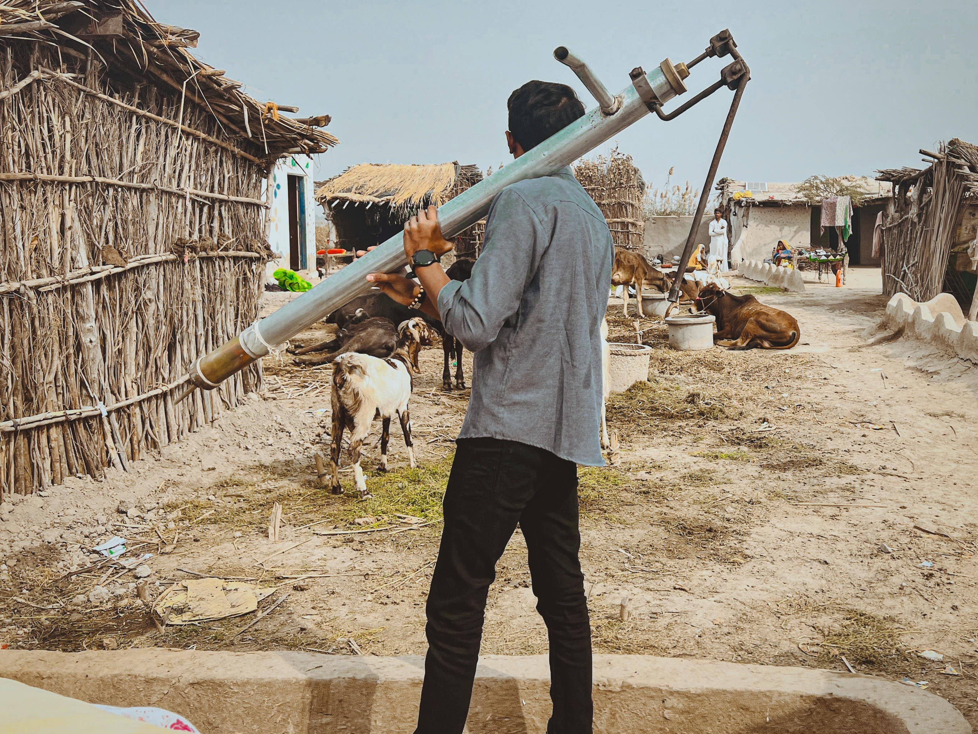 Providing Clean Water & Sharing the Living Water