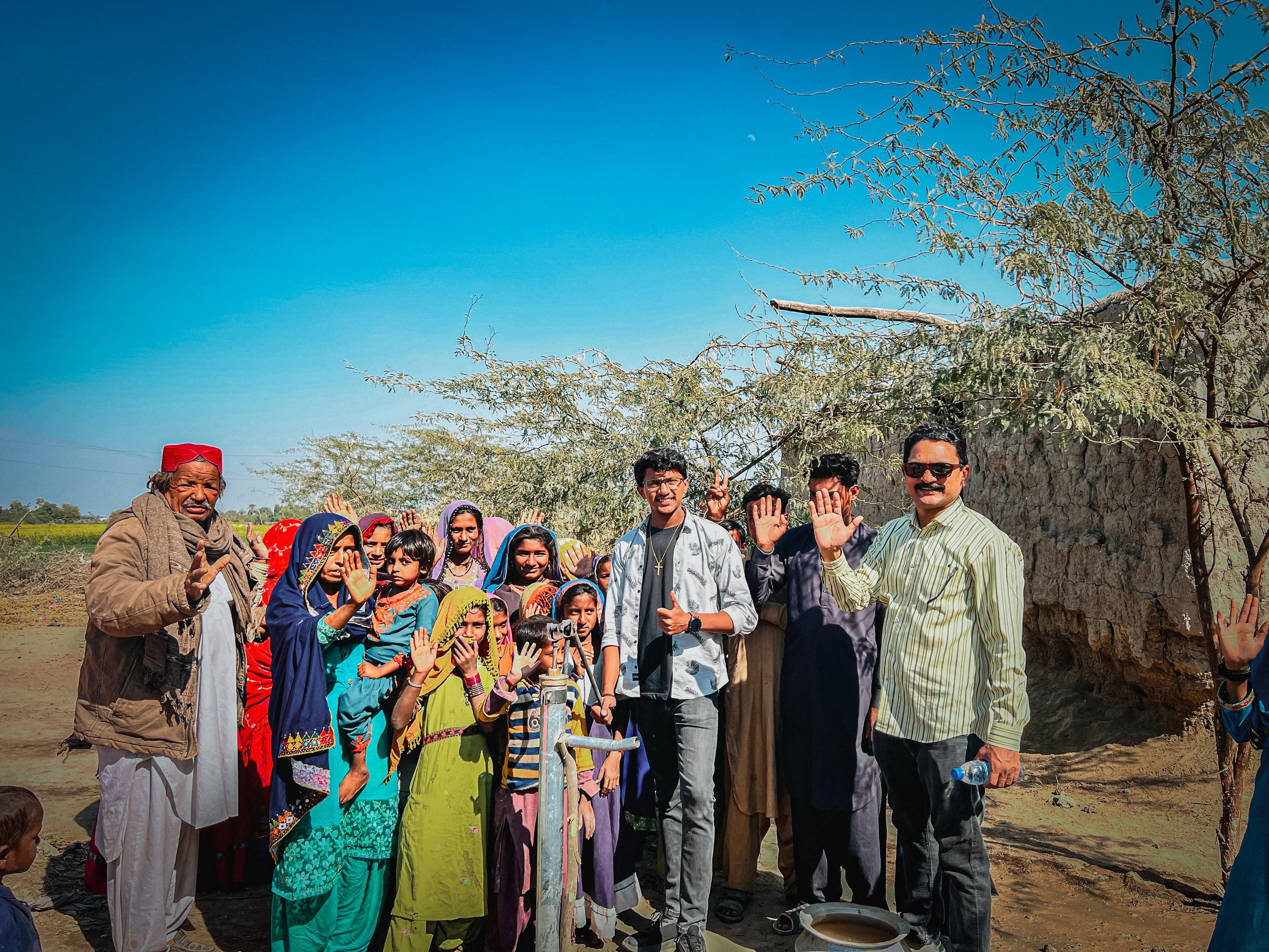 Bringing Clean Water & the Living Water